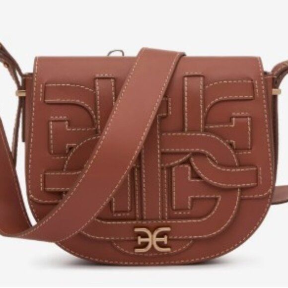 Sam Edelman Bay Leather Saddle Bag Handbag *NWT* - Picture 2 of 8